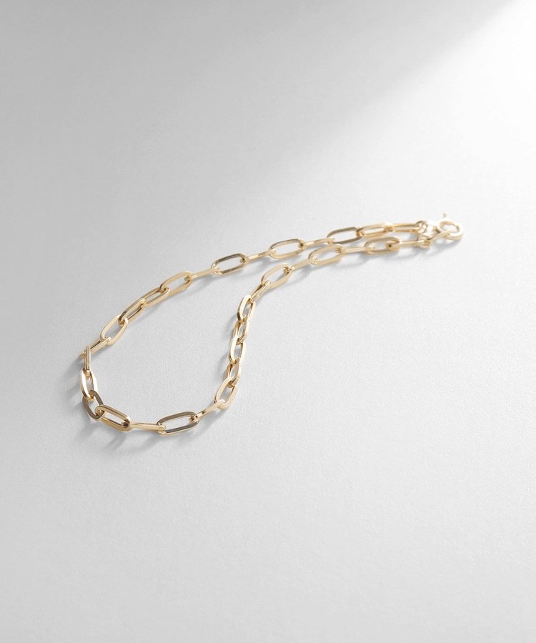 K10中空プリムケーブルチェーン ブレスレット（ブレスレット・バングル
