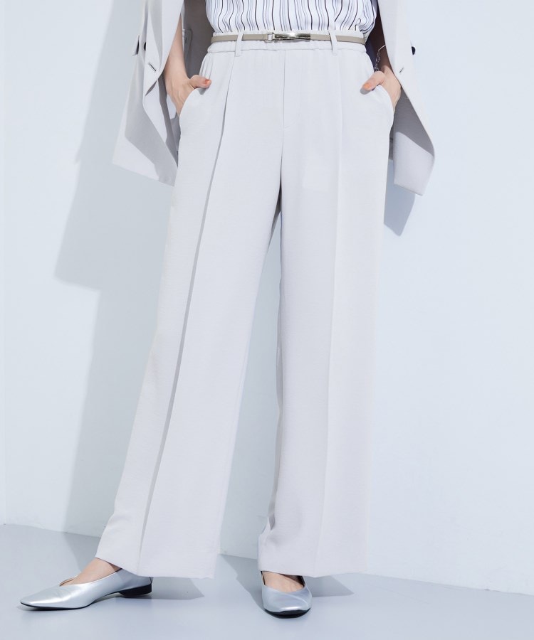 着る日傘／遮熱／UVケア】ワイドパンツ（フルレングスパンツ