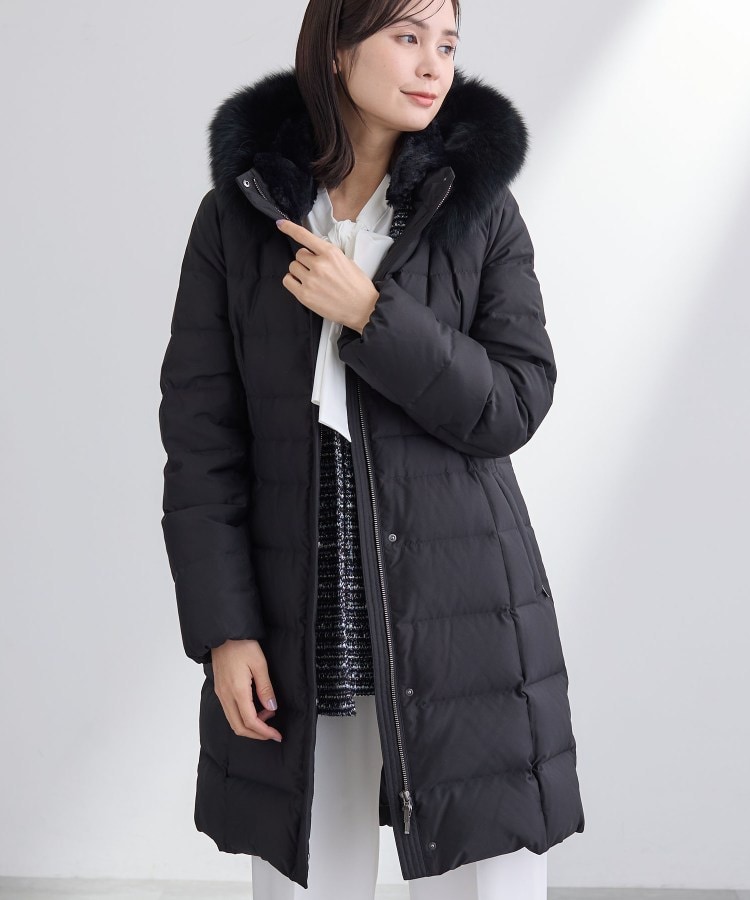 名品／撥水／抗菌防臭】ロング丈リサイクルダウンコート（ダウン