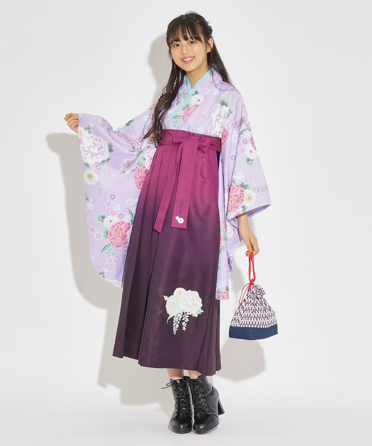 ◇【入卒・セレモニー・卒服】SET商品 ピンクラテオリジナル袴（その他