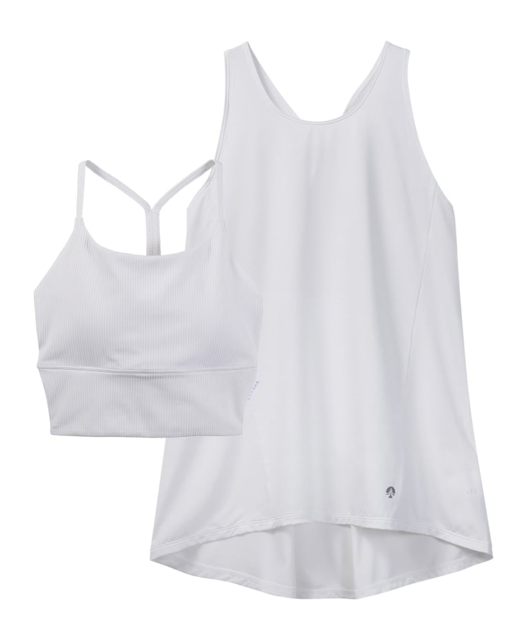 SUKALA】バックツイストセパレートタンクトップ(S・Lサイズ ペール