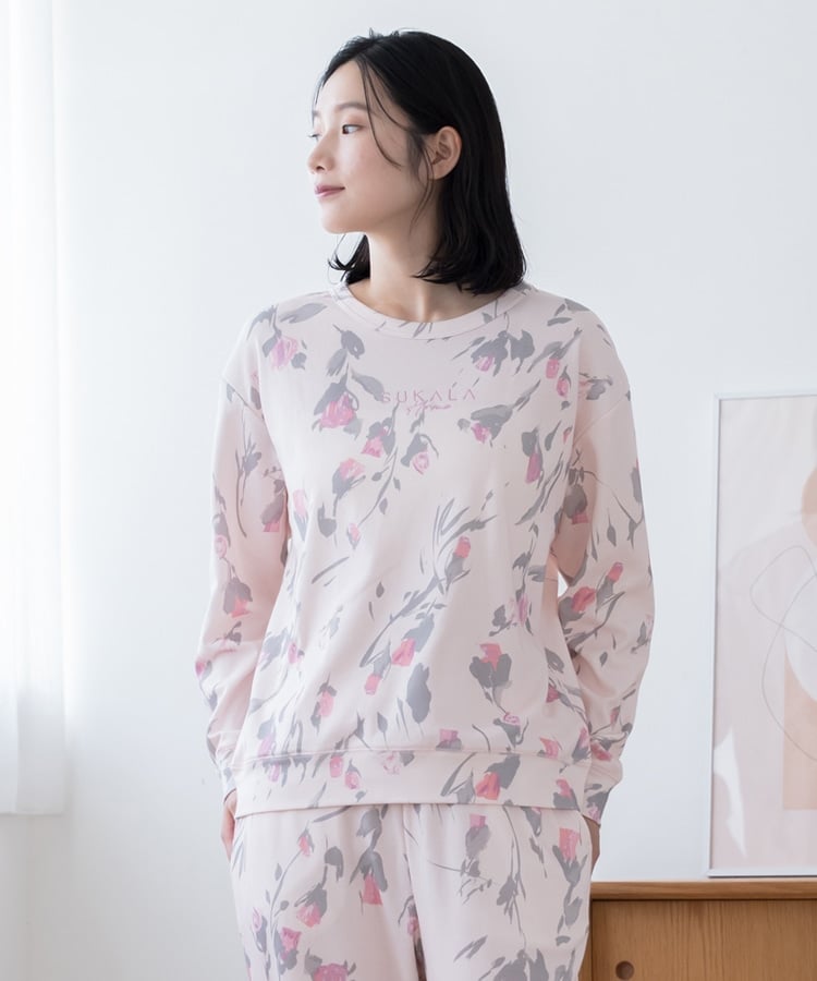 SUKALA】LAVA 美品 ボタニカルシャーリング 花柄セットアップ M SUKALA