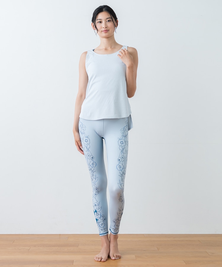 SUKALA】ドローイングフラワーセパレートタンクトップ SUKALA