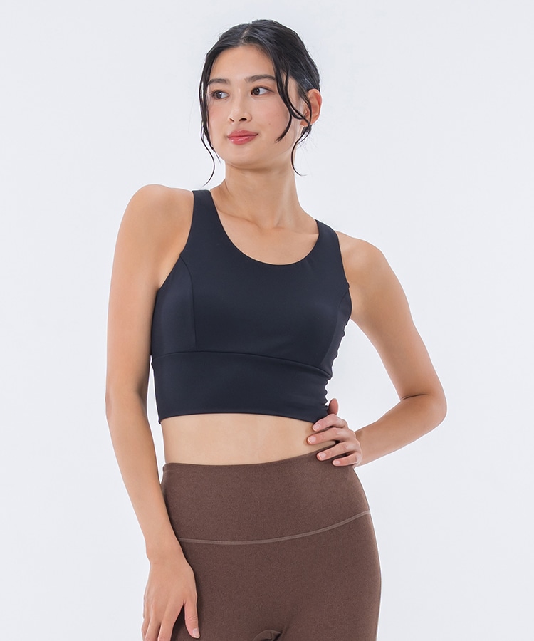 SUKALA】ブラトップ付きフローラルジャガードトップス(S・M・Lサイズ