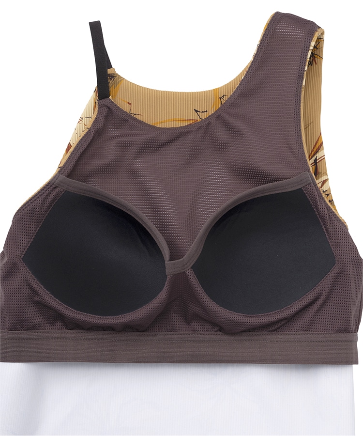 SUKALA】リブBigフラワープリントタンクトップ(XS・S・Mサイズ