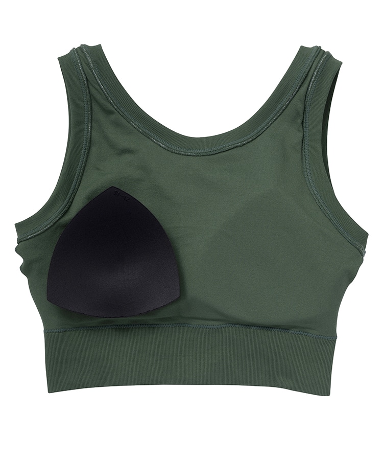 SUKALA】ブラトップ付きカレッジVネックプルオーバー(Lサイズ