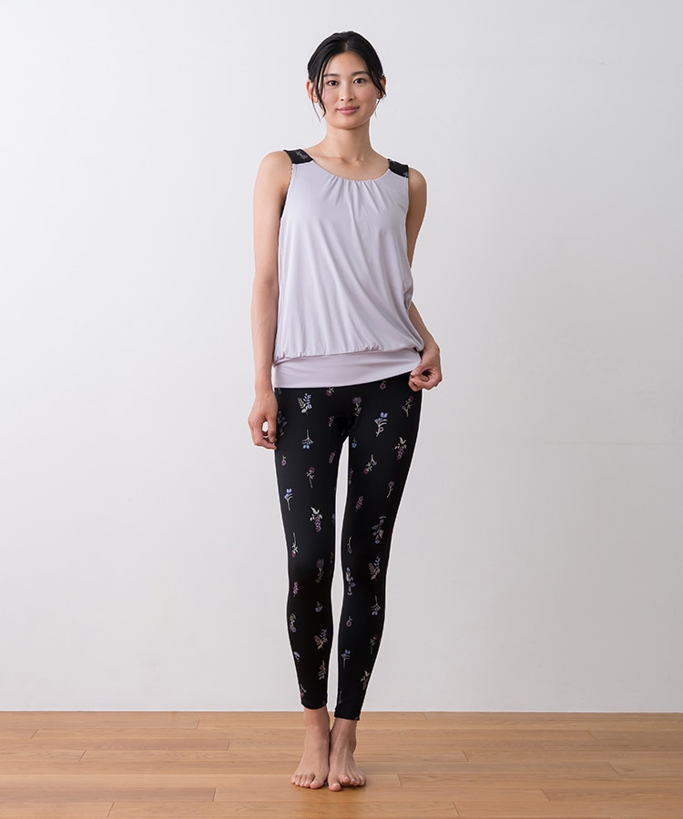 SUKALA】フラワーブーケカバータンクトップ(XS・S・Lサイズ ブラウン