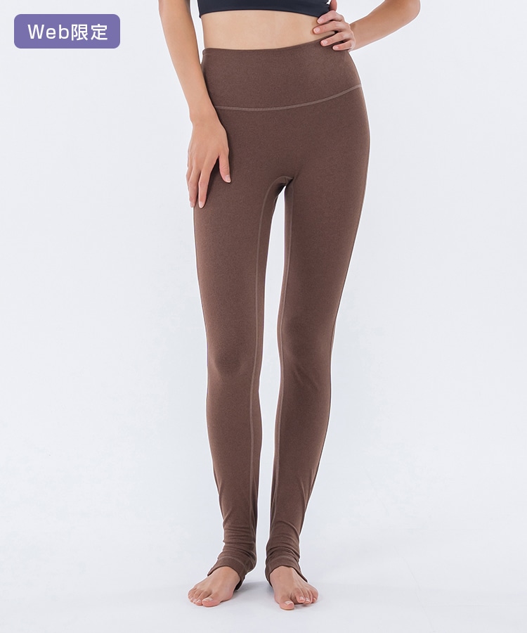 SUKALA】メランジトレンカレギンス(S・M・Lサイズ モカブラウン