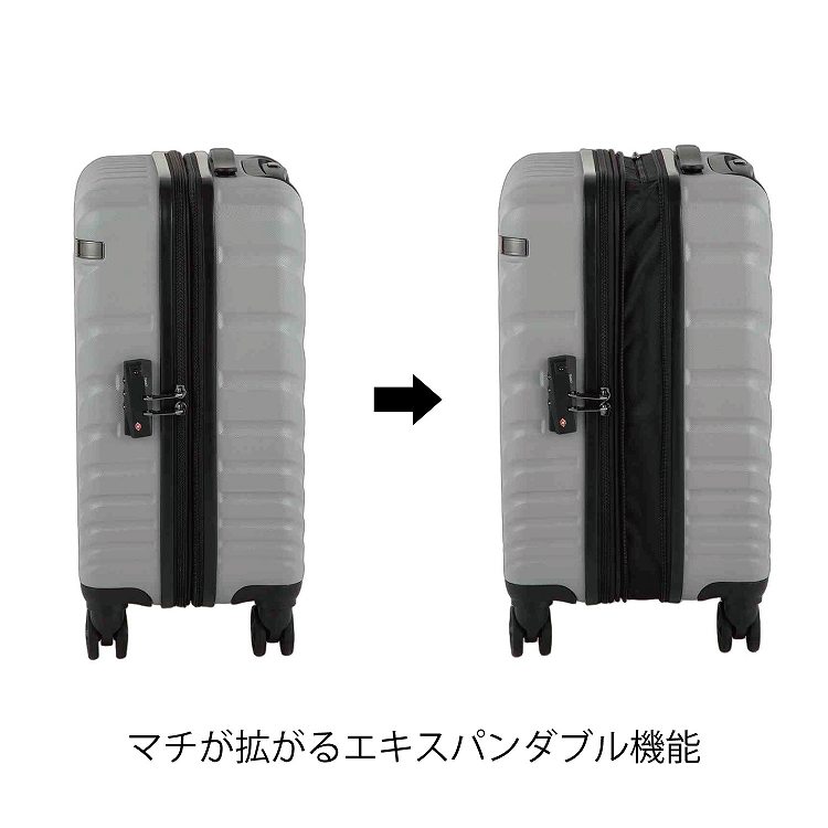 ACE オーバル2 スーツケース 機内持ち込み 拡張機能 36L/43L 05911(01