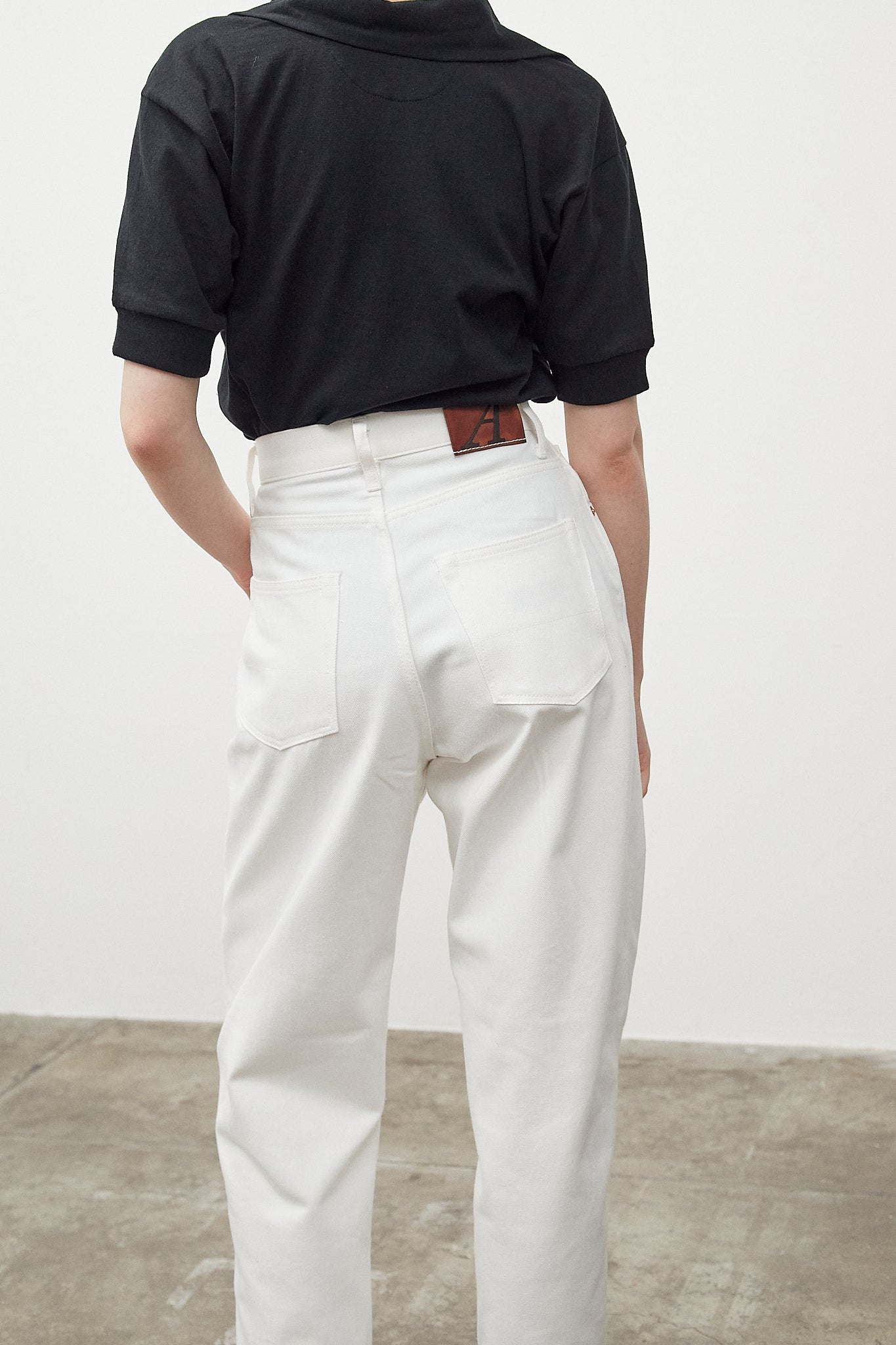 618 MARILYN 1 / WHITE DENIM – ANATOMICA OFFICIAL ONLINE STORE