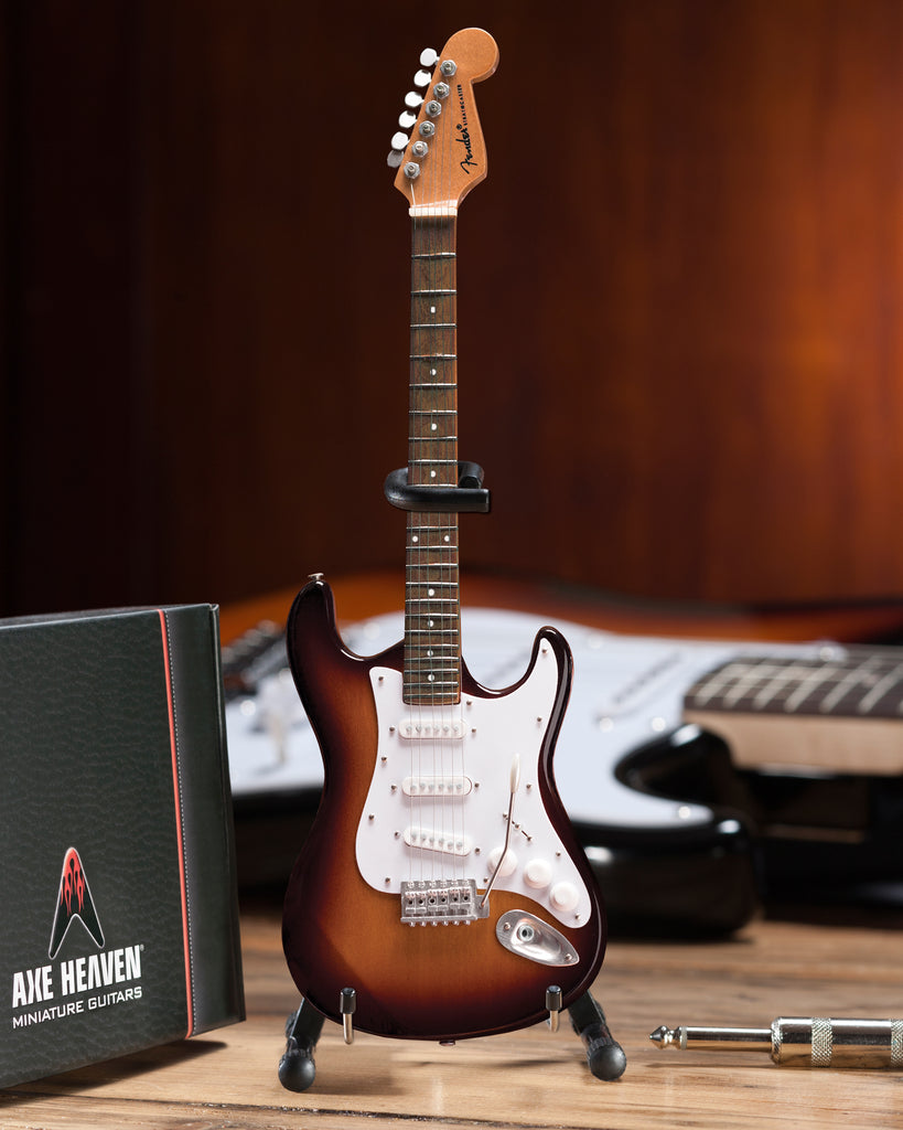 Sunburst Fender™ Strat™ Classic Miniature Guitar Replica