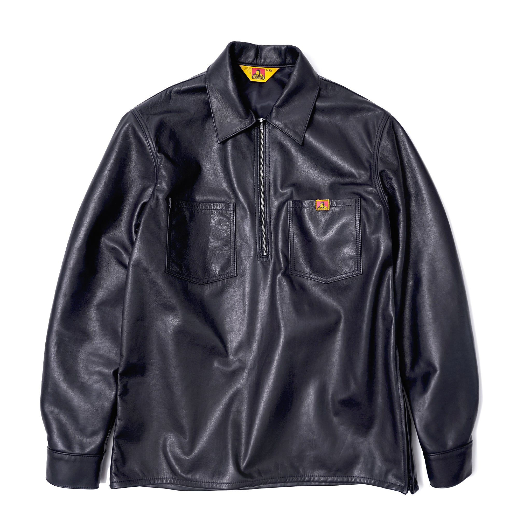 Leather Half Zip Shirt〈Ben Davis 90th Anniv. Capsule collection