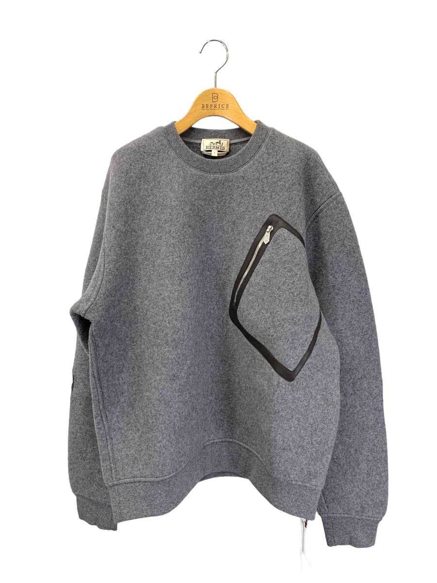 エルメス Crewneck sweater with pocket detail H367715HA76LA ニット