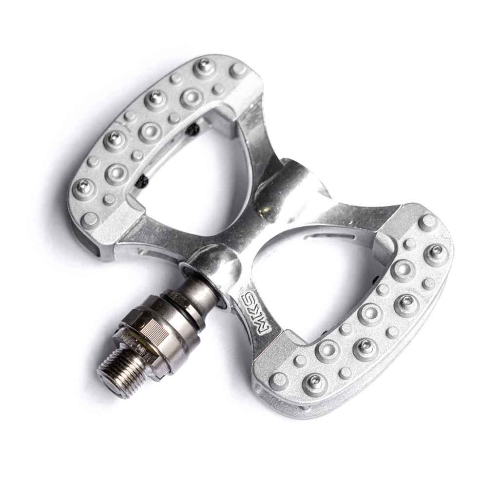 MKS* gamma ezy superior pedal (silver) - BLUE LUG ONLINE STORE