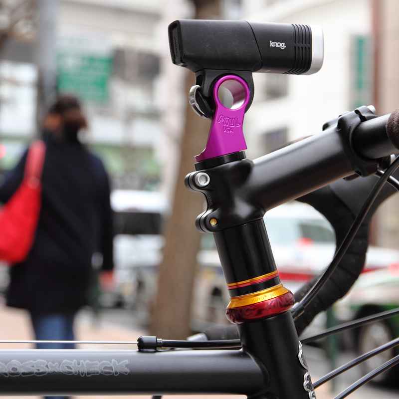 PAUL* stem cap light mount (silver) - BLUE LUG ONLINE STORE