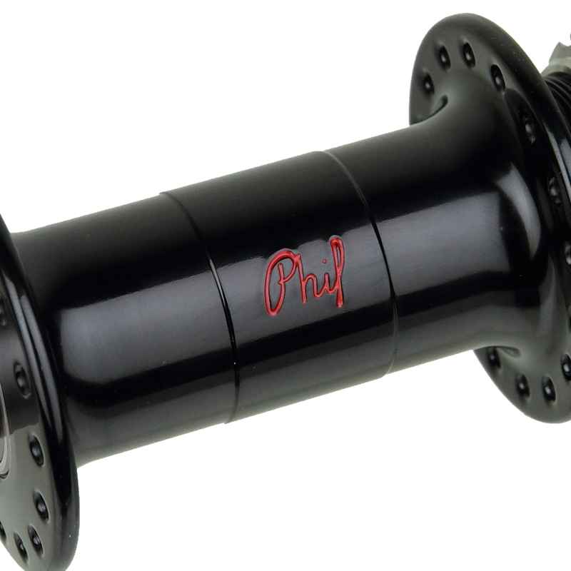 PHILWOOD* low flange track hub rear (black) - BLUE LUG ONLINE STORE