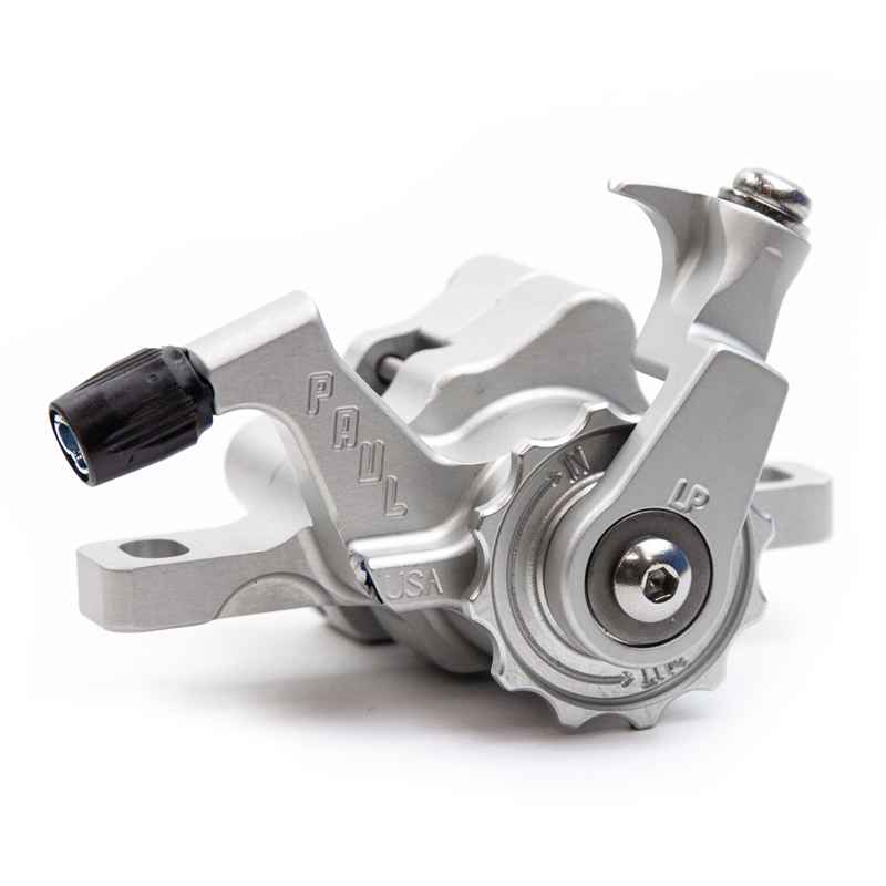 PAUL* klamper post mount disc calliper (all silver) - BLUE LUG