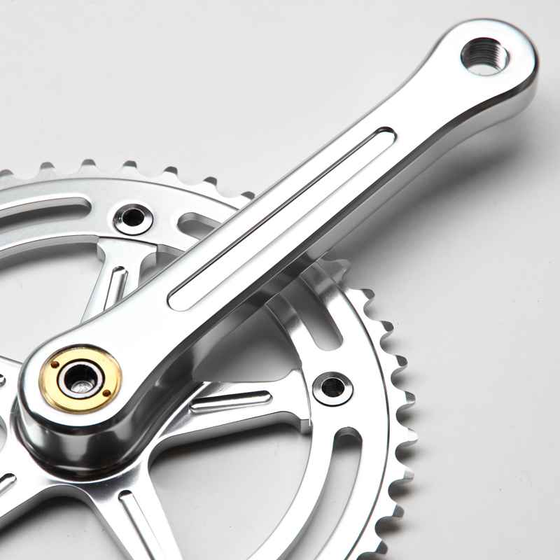 BLUE LUG* RMC track crank set (all silver) - BLUE LUG ONLINE STORE