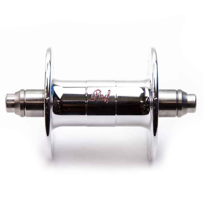 PHILWOOD* high flange track hub front (silver) - BLUE LUG ONLINE STORE