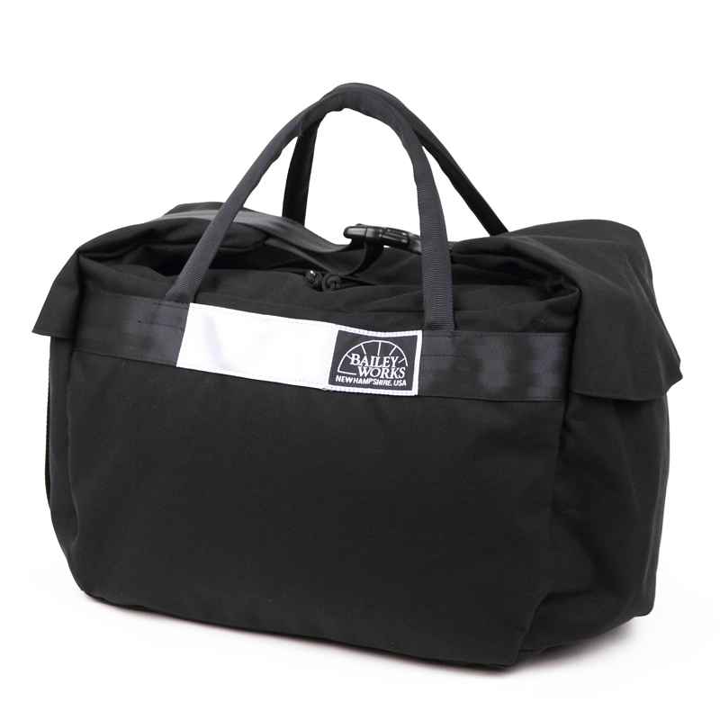 BAILEYWORKS* whale mouth duffel (black) - BLUE LUG ONLINE STORE