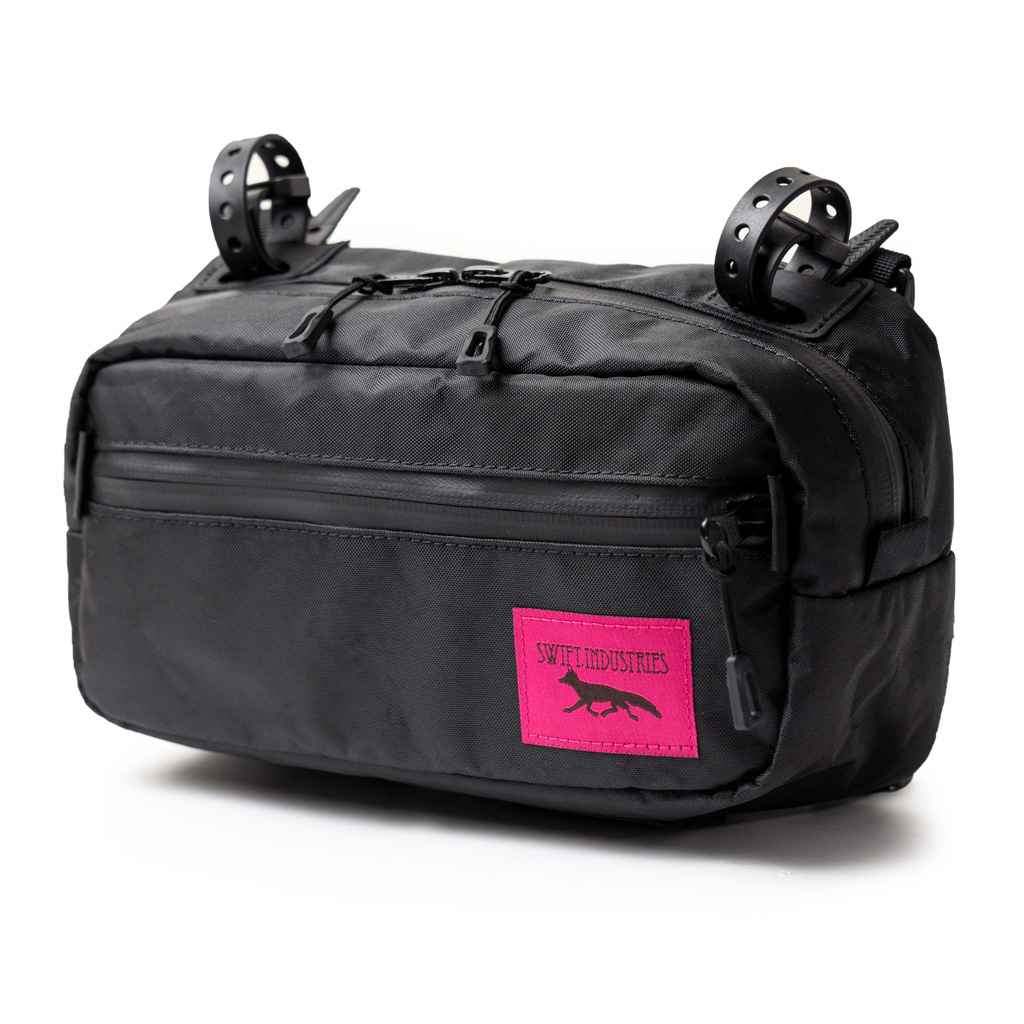 SWIFT INDUSTRIES* kestrel handlebar bag (ecopak/black) - BLUE LUG