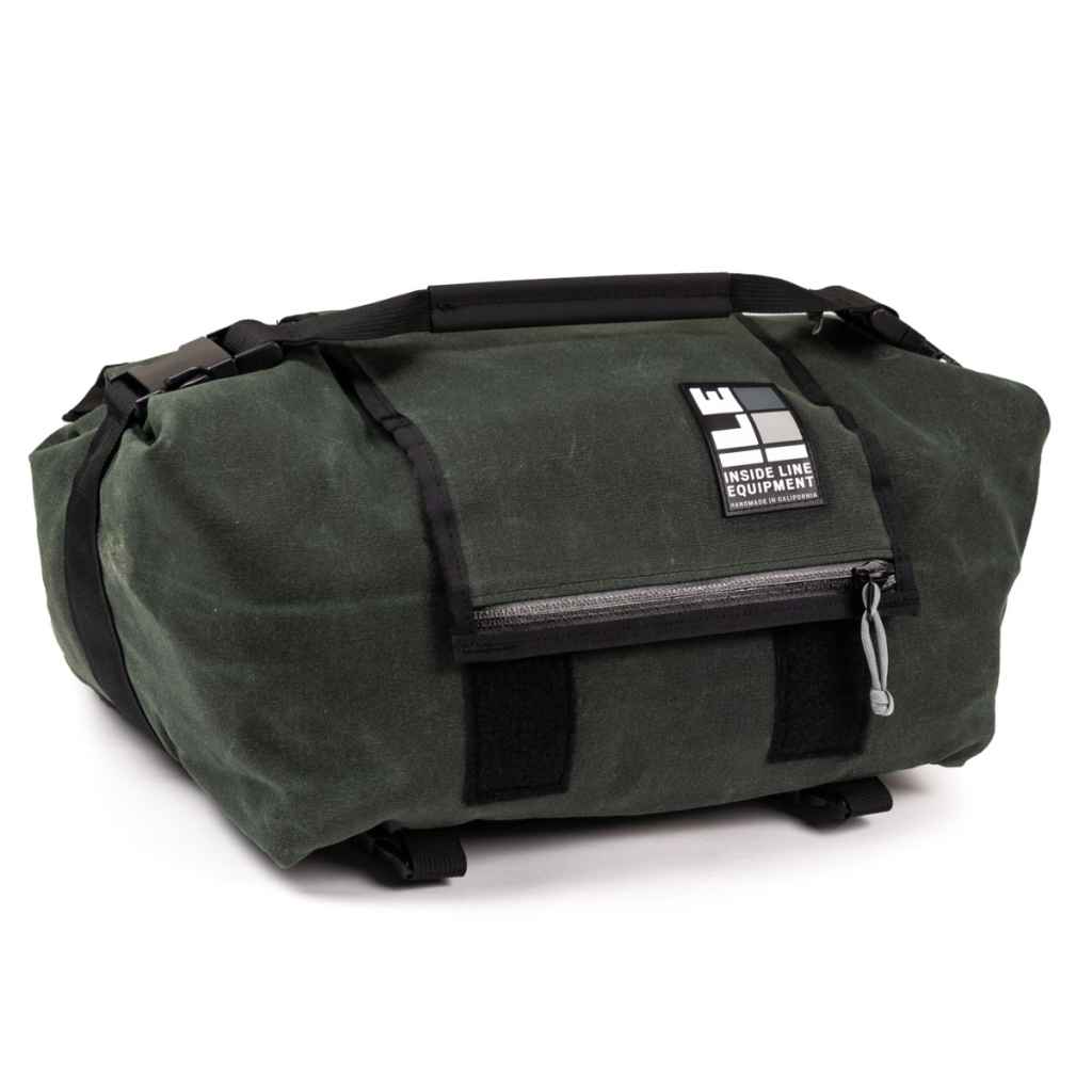 ILE* porteur rack bag (waxed/forest) - BLUE LUG ONLINE STORE
