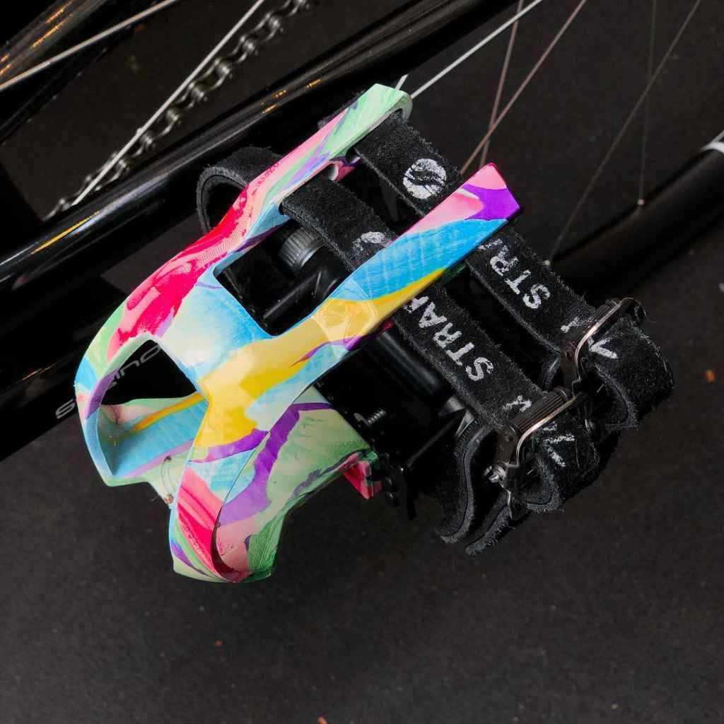 MASH* nylon double toe clips (floral) - BLUE LUG ONLINE STORE