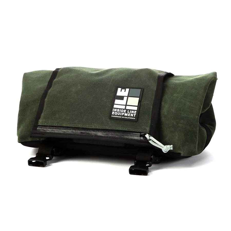 ILE* porteur rack bag small (waxed/forest) - BLUE LUG ONLINE STORE
