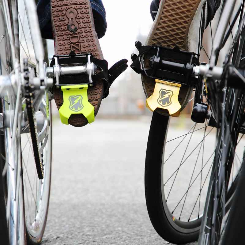 MASH* nylon double toe clips (black) - BLUE LUG ONLINE STORE