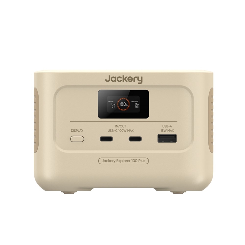 Jackery ポータブル電源 100 Plus サンドゴールド JE-100A-SJ:モバイル