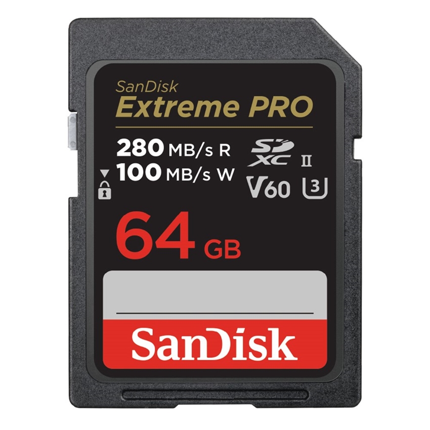 サンディスク SDカード 64GB Extreme PRO UHS-II V60 SDSDXEP-064G-JNJIP