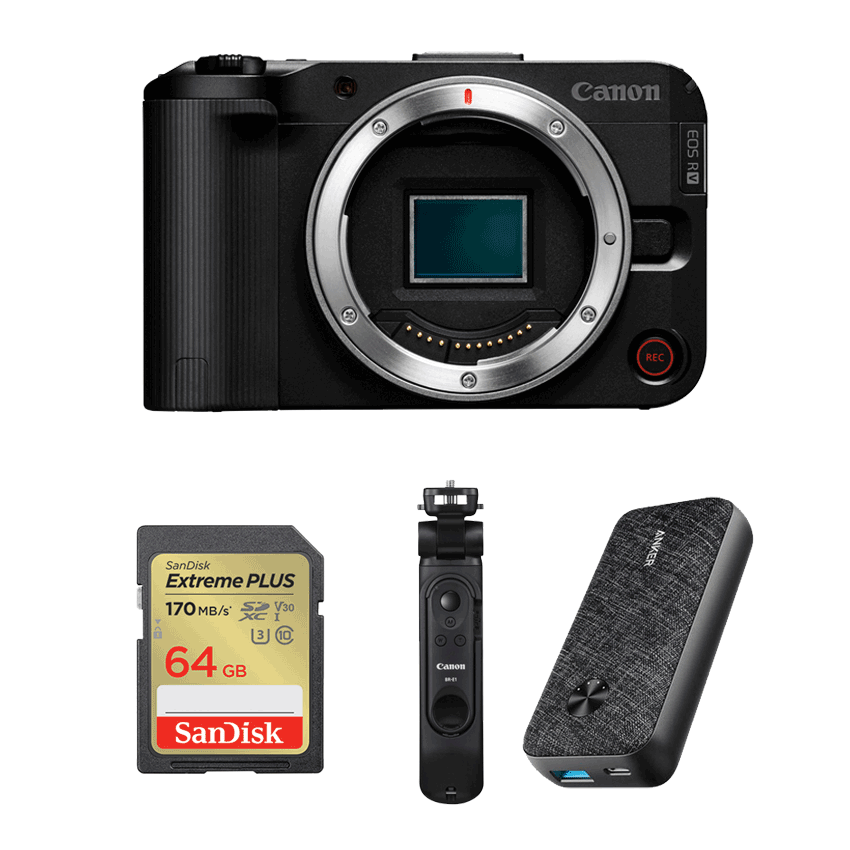 EOS R50 V・ボディー（レンズは付きません）＋ﾄﾗｲﾎﾟｯﾄﾞｸﾞﾘｯﾌﾟ＋ﾓﾊﾞｲﾙ