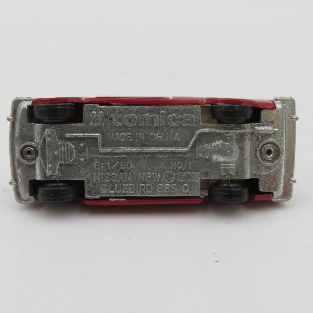 復刻版トミカ黒箱 ブルーバードSSSクーペ レッド TOMICA トミカ 1