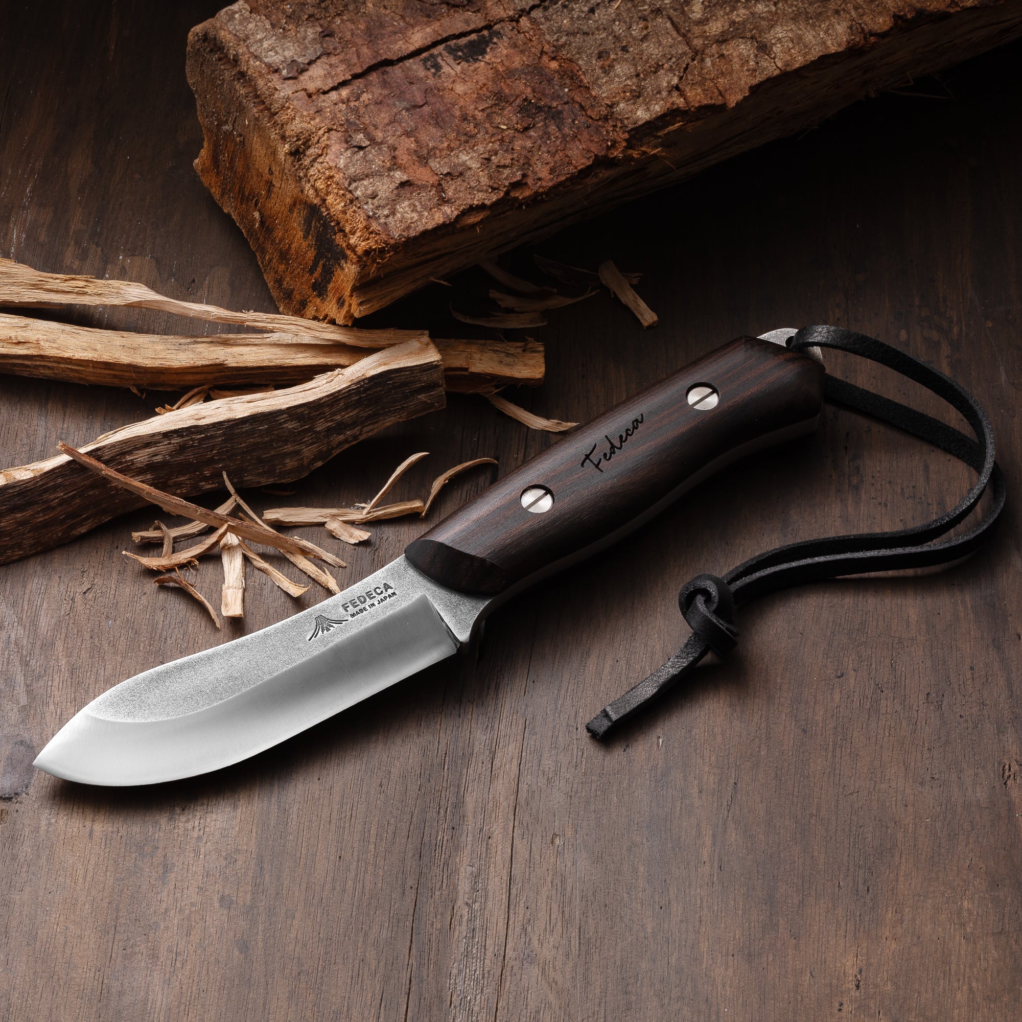 FEDECA ブッシュクラフトナイフ プレーン黒檀 26,400円