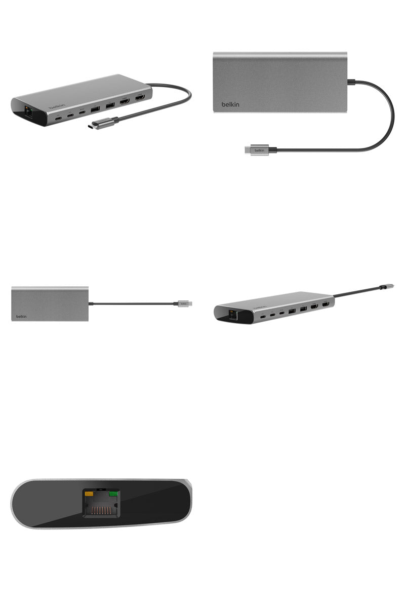 BELKIN CONNECT ユニバーサル USB Type-C 8-in-1 PD対応 デュアル