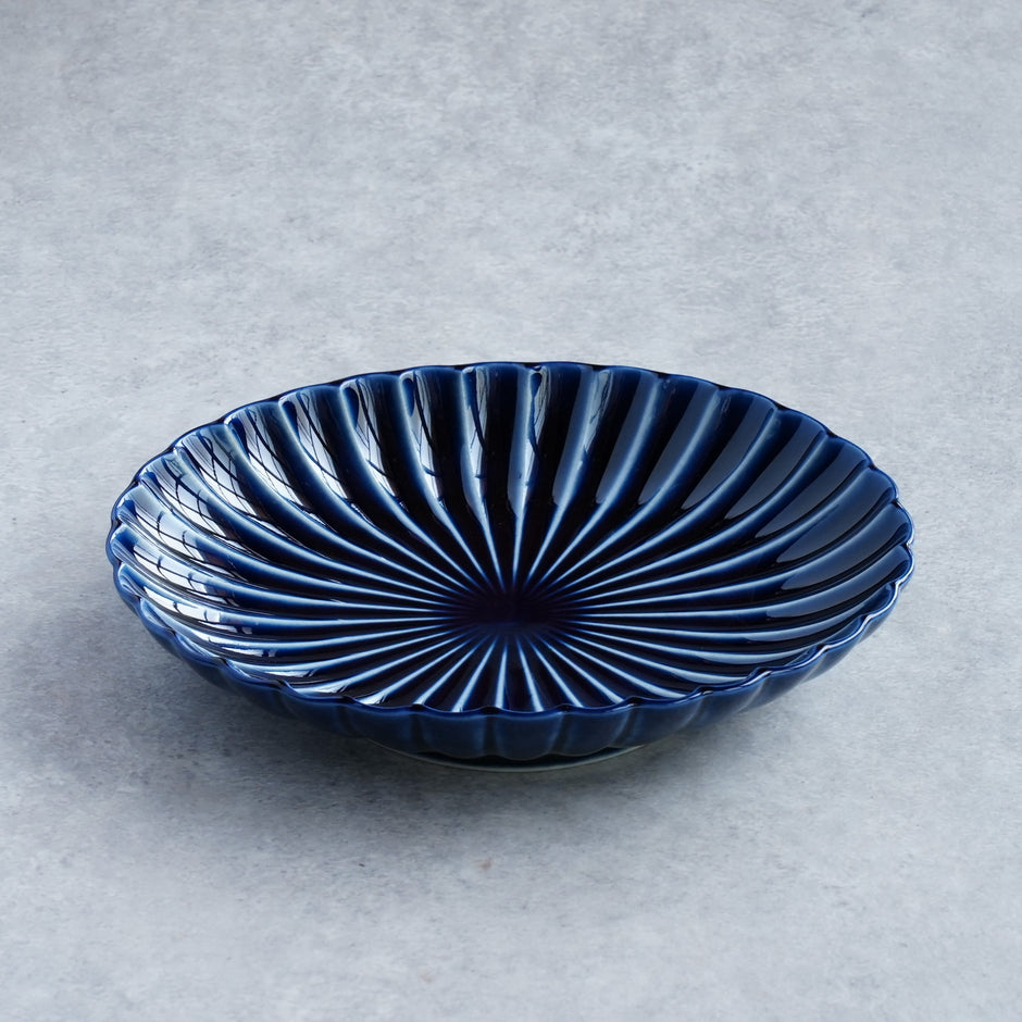 ぎやまん陶 楕円中皿 – カネコ小兵公式オンラインストア