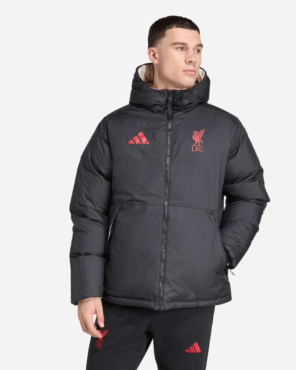 LFC adidas Adults 25/26 Reversible Down Jacket Black