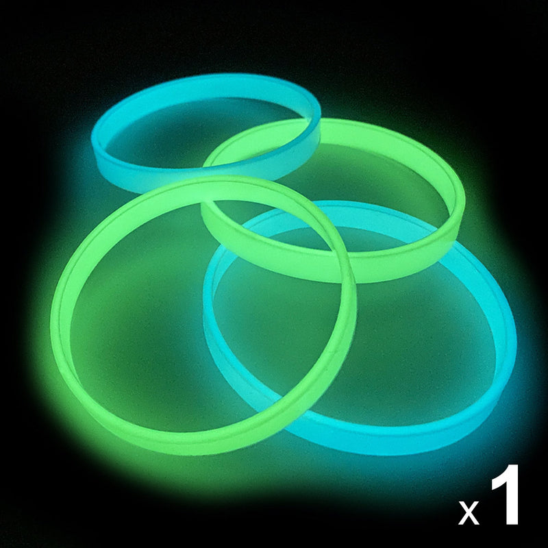 蓄光シリコンゴムバンド 1セット（2個入） – Makuake STORE