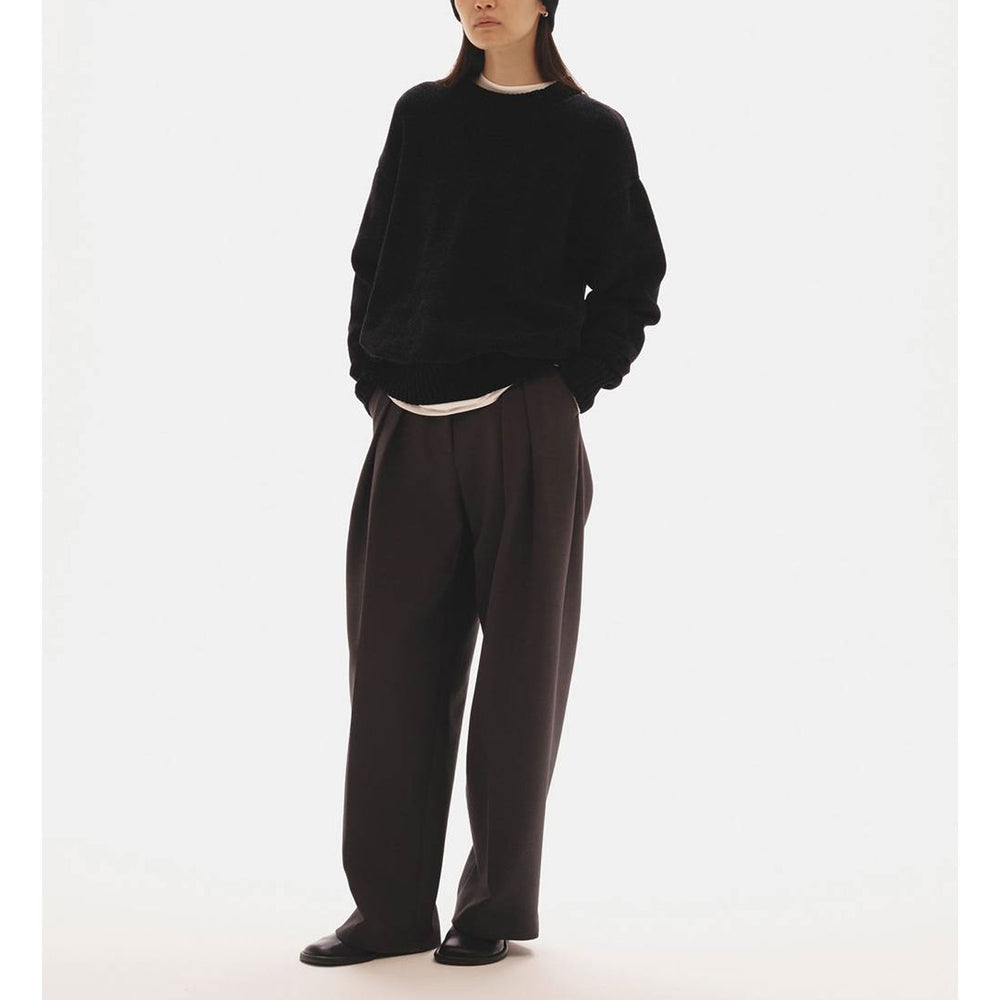 Mallyarn Boyfriend Knit -MOCHA- – OBLIGE