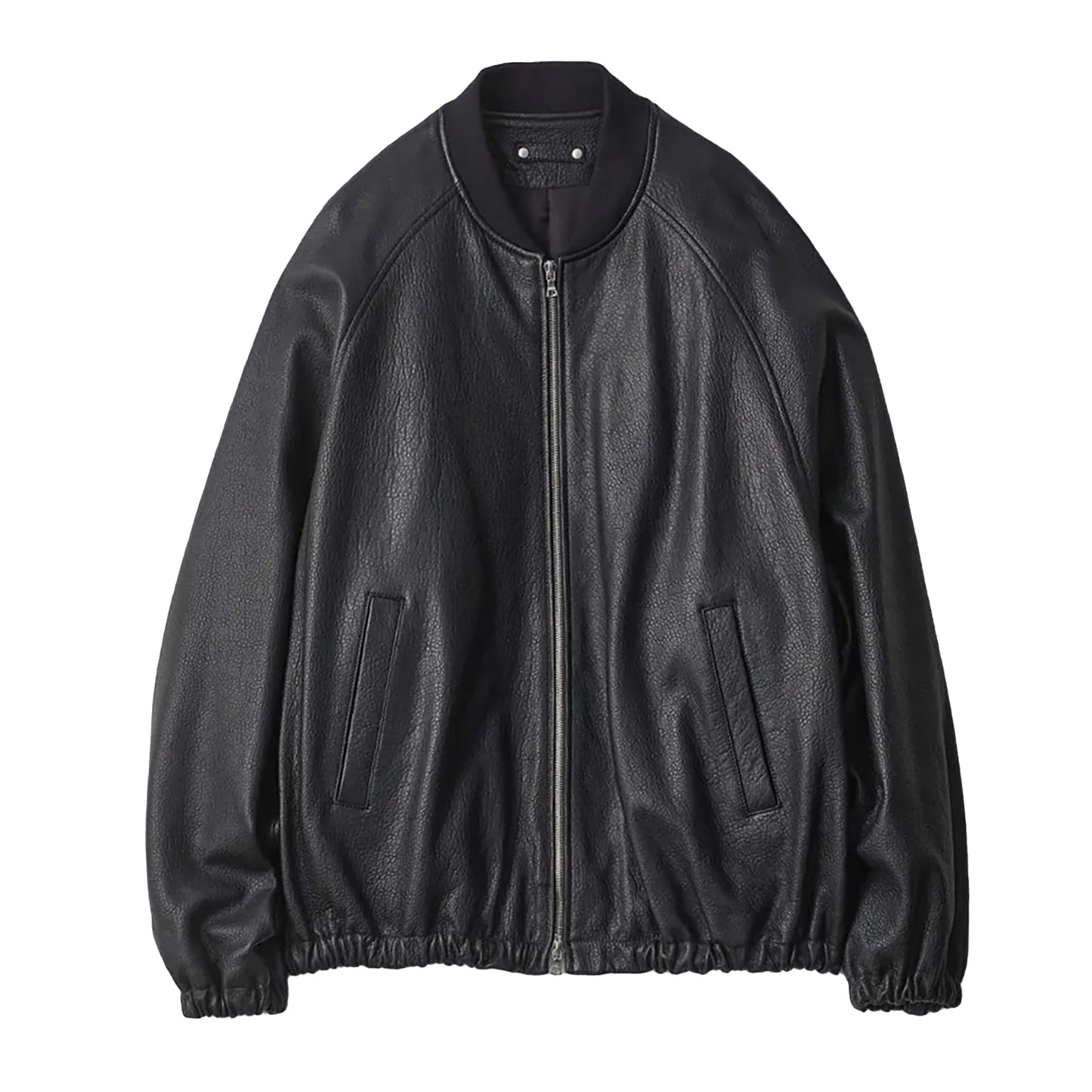 SHRUNK LEATHER ZIP SHORT JACKET – OBLIGE