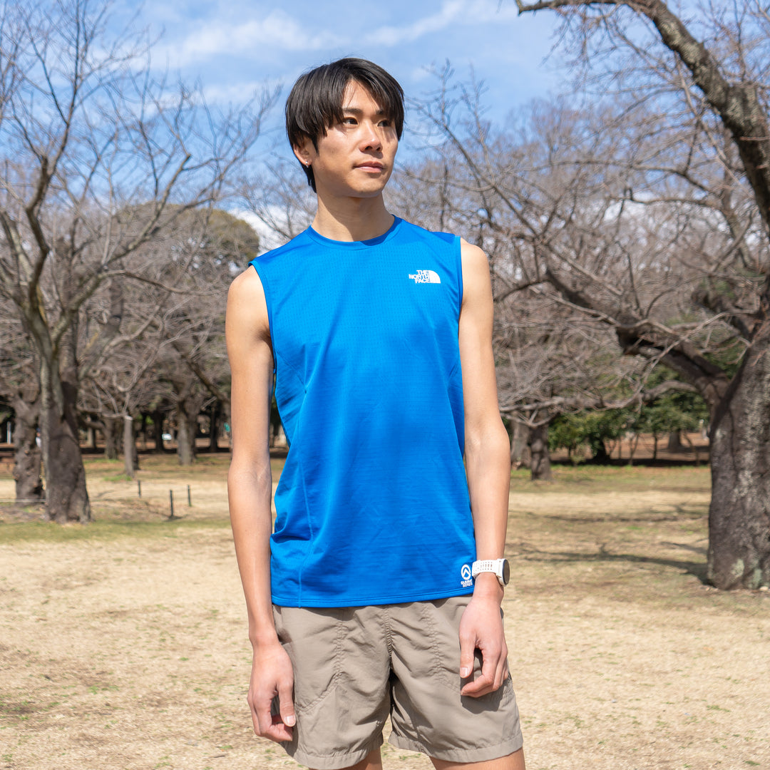 THE NORTH FACE スリーブレスドライドットライトクルー（Men's