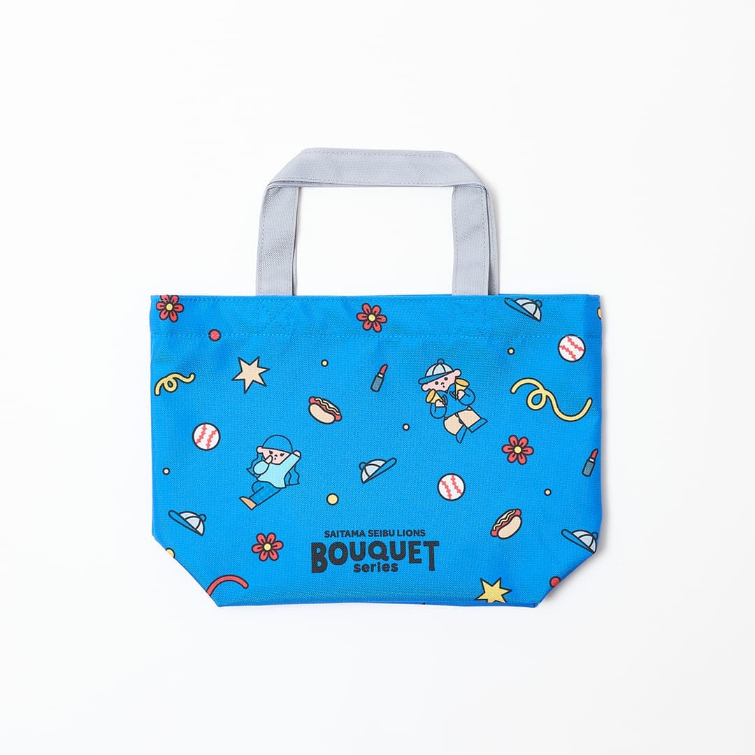 ライオンズブーケシリーズ ロゴデザインミニトートバッグ: バッグ