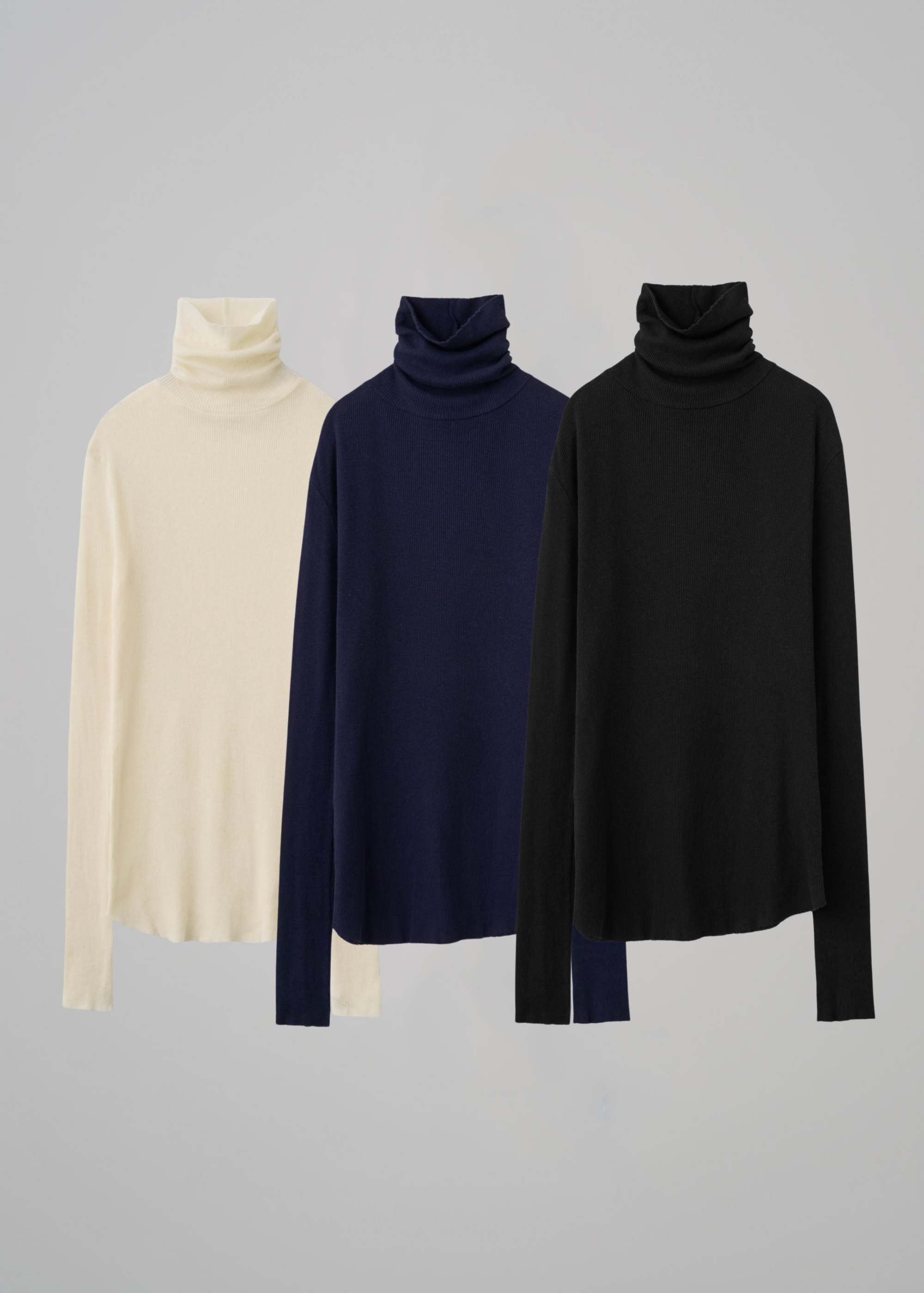 カシミヤ混タートルネックカットソー - SOÉJU online store｜上質な