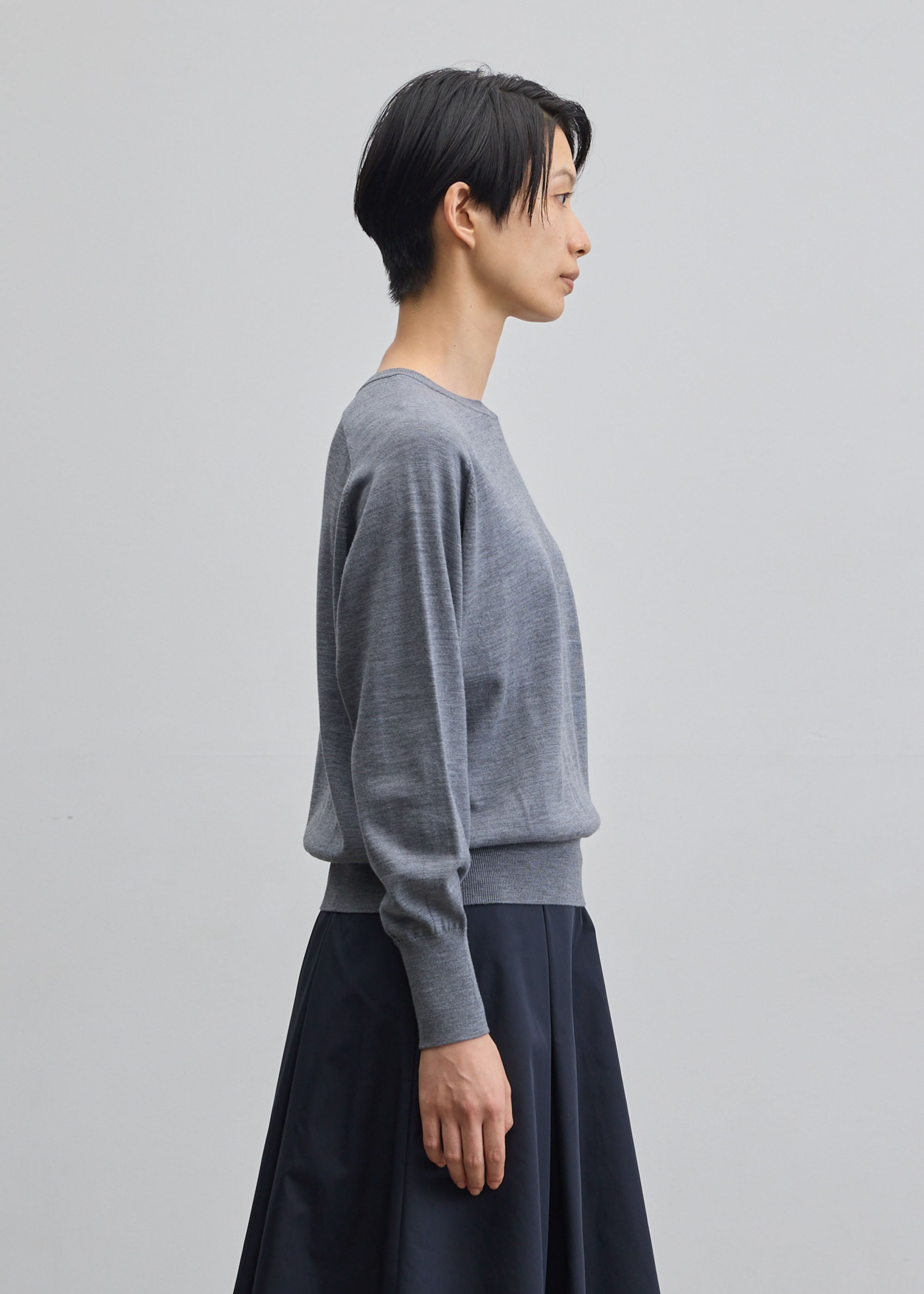 ウールハイゲージドルマンスリーブプルオーバー - SOÉJU online store