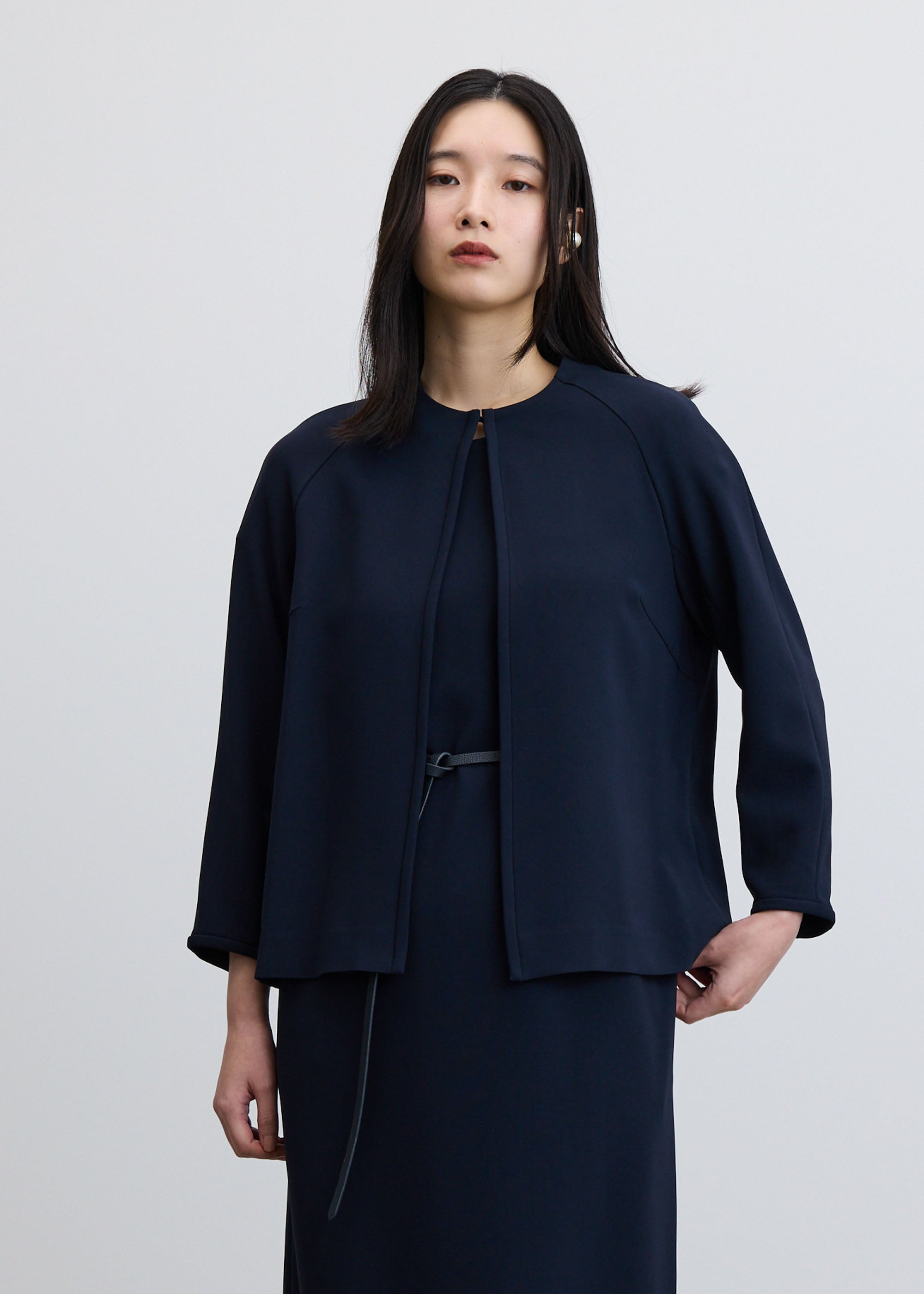 フロントホック8分袖ジャケット - SOÉJU online store｜上質な大人の