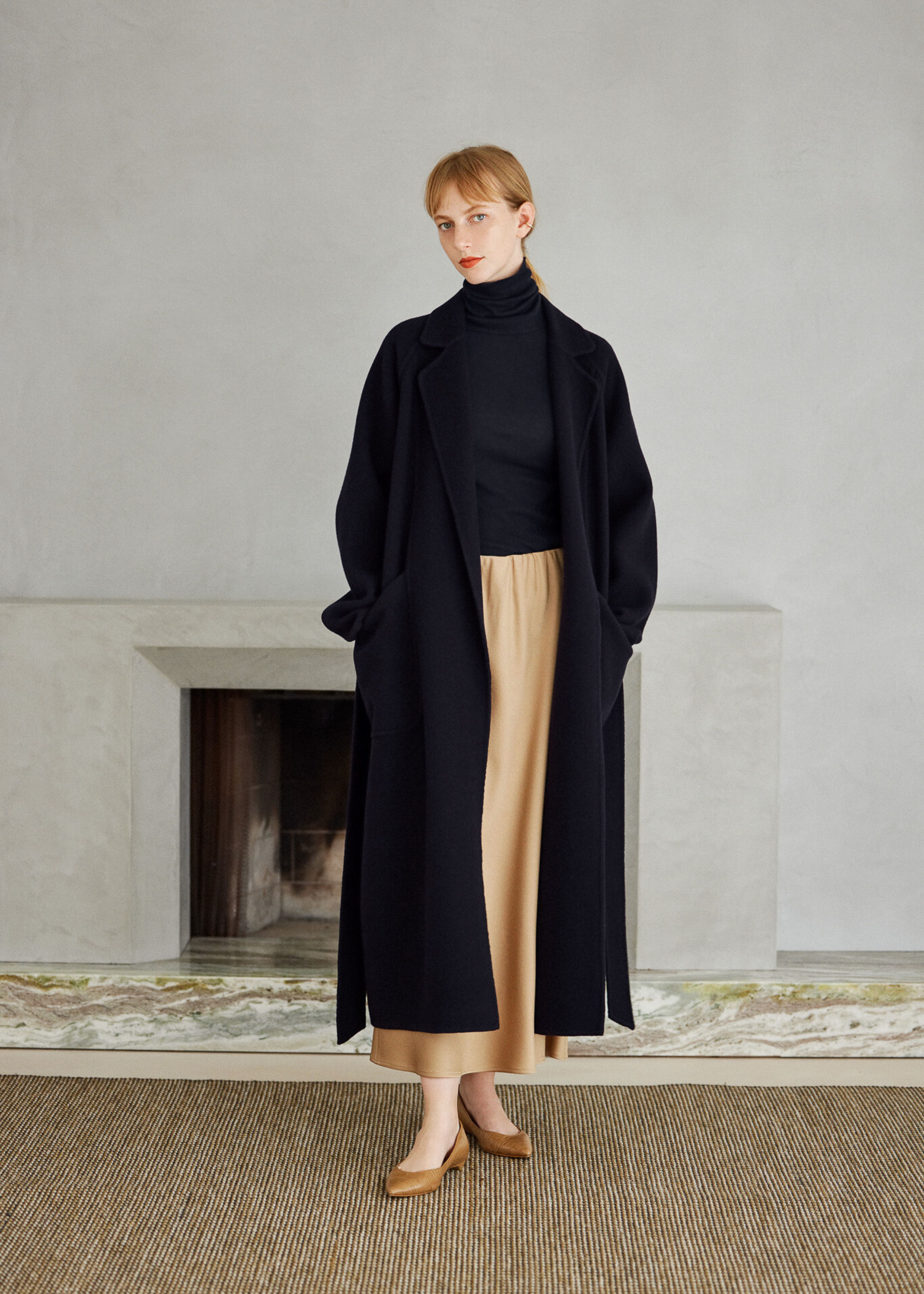 カシミヤ混タートルネックカットソー - SOÉJU online store｜上質な