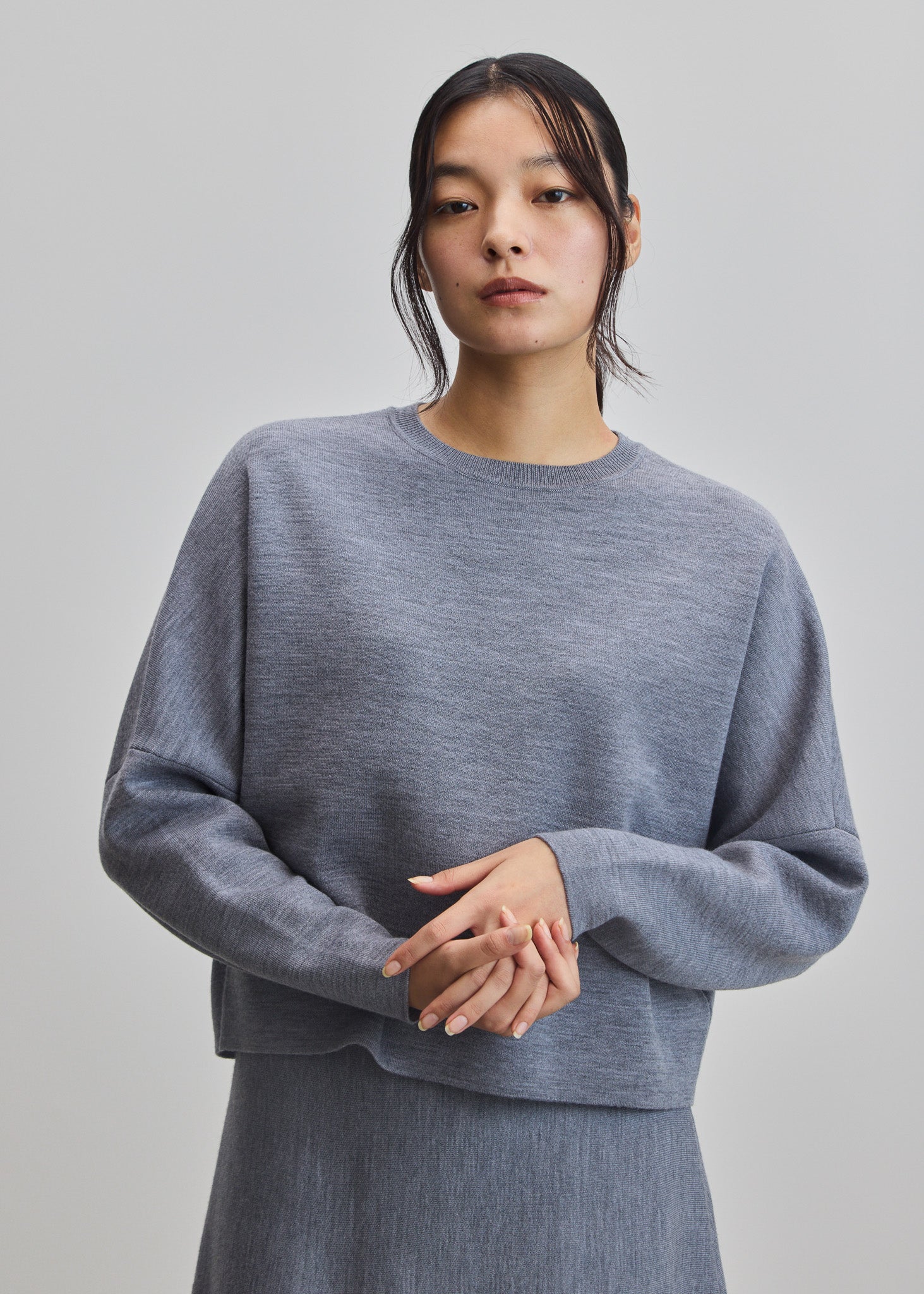 スウェットライクショートプルオーバー - SOÉJU online store｜上質な