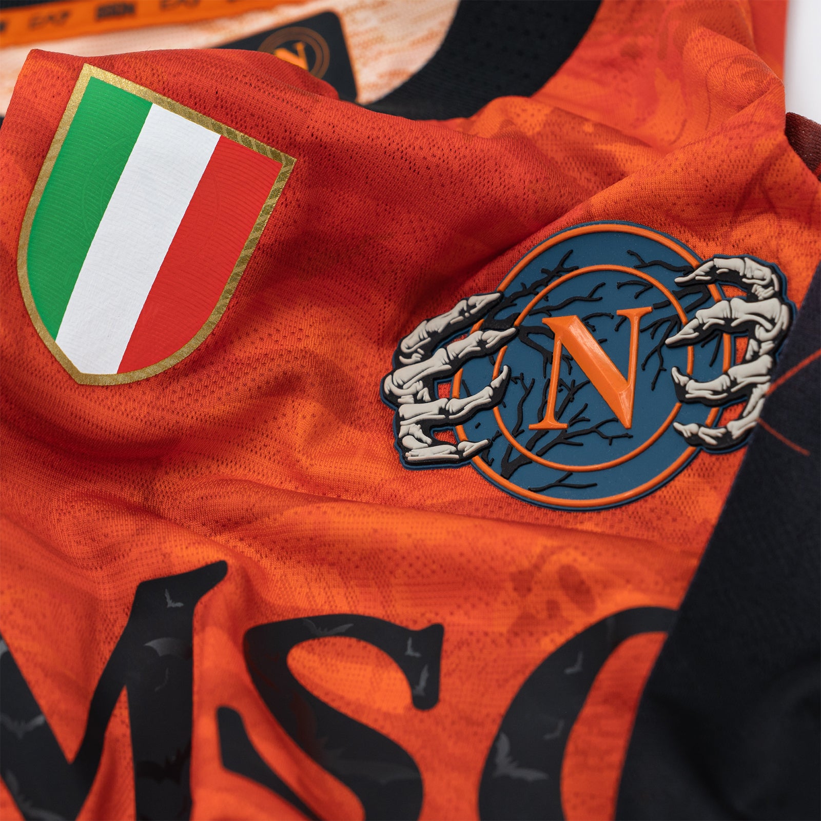 SSC Napoli Halloween Orange Match Shirt 2025/2026 with Gym Sack