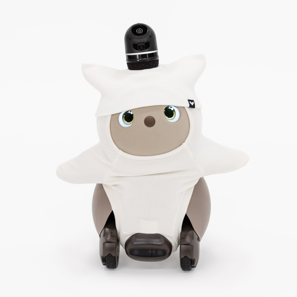 ねこみみニットキャップ（ホワイト） | LOVOT ウェブストア