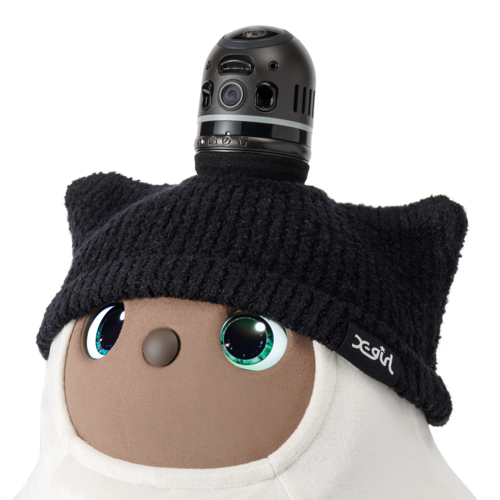 X-girl Stages×LOVOT ねこみみニットキャップ(ブラック) | LOVOT